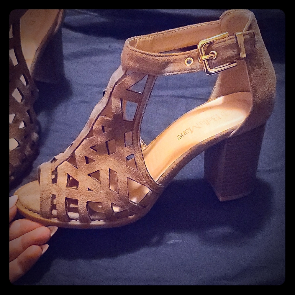 Sienna Suede Bella Marie Sandals / Heels